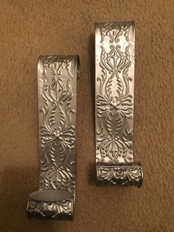Silver Wall Candle Sconces