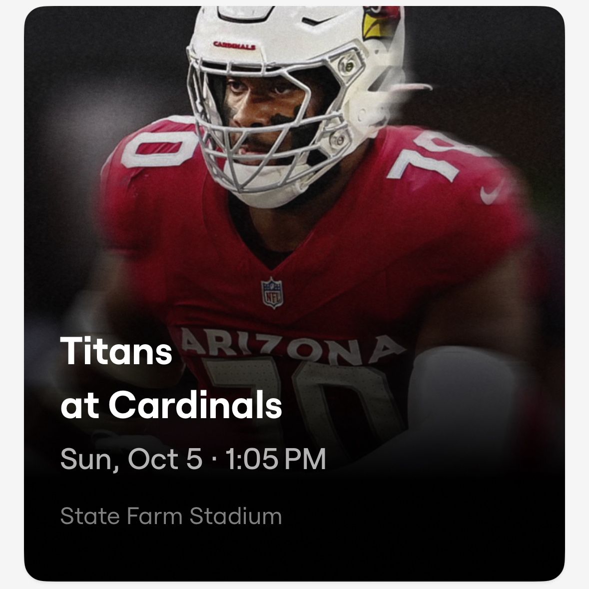 Arizona Cardinals Vs Tennessee Titans Tickets