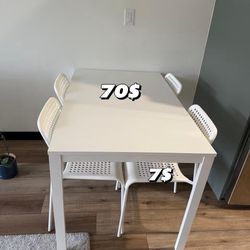 Kitchen Table and Seats 6
