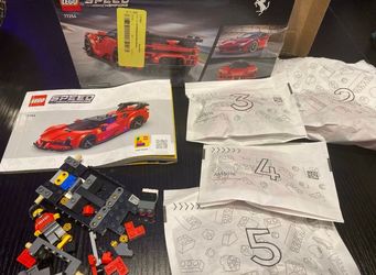 LEGO Speed Champions Ferrari SF90 XX Stradale Sports Car 77254 OPEN BOX AS IS