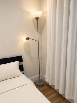 Floor Lamp with Adjustable Reading Light