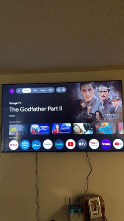 TCL 72” 4k UHD TV with smart box