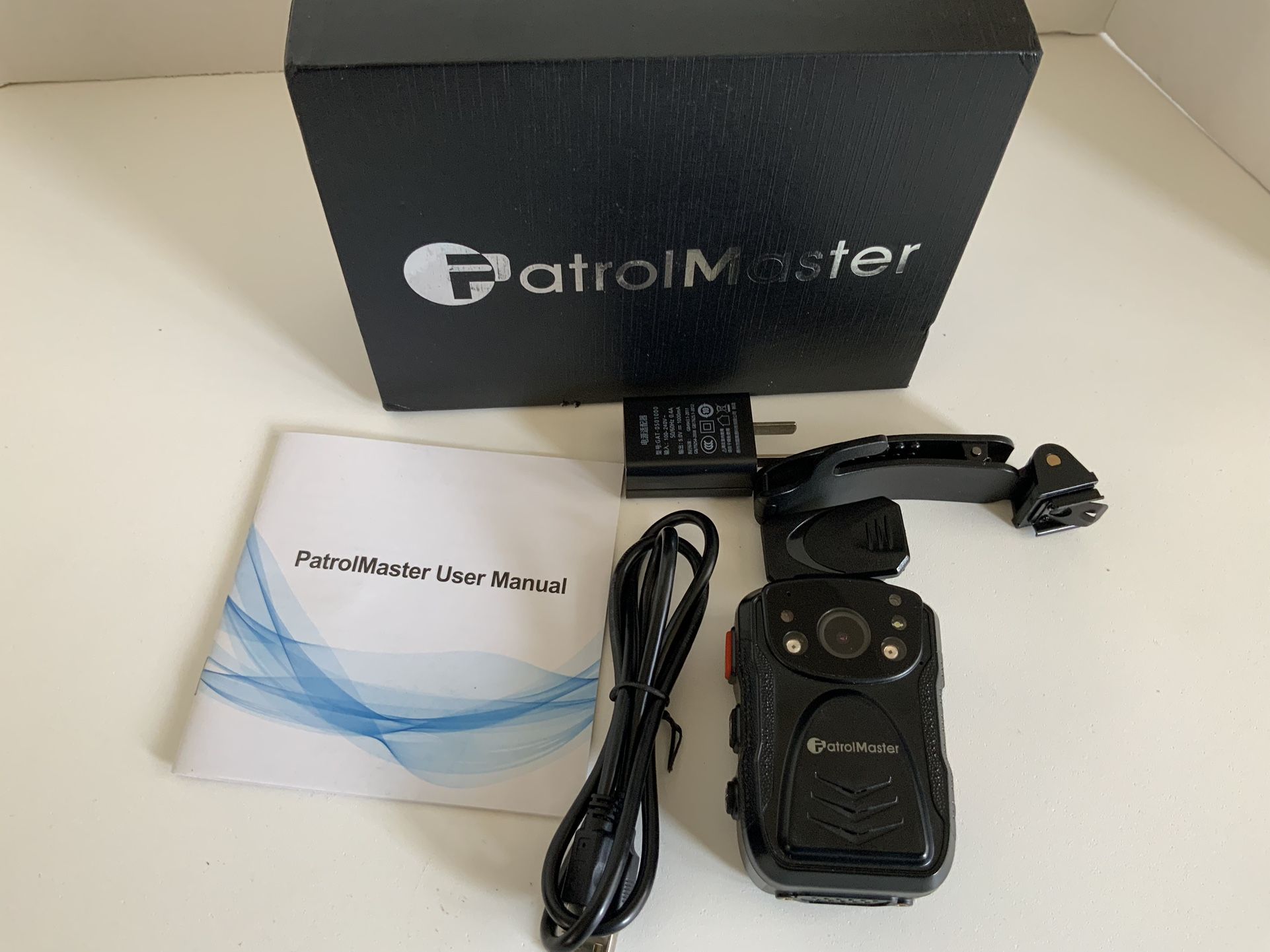 PatrolMaster 1296P UHD Body Camera with Audio (build-in 64GB), 2 Inch Display, Night Vision, Waterproof, 