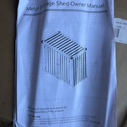Metal storage Shed Rose gold 
