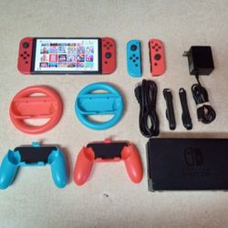 NINTENSO SWITCH OLED *MOD* with Over 125 Switch Games And Many Extras