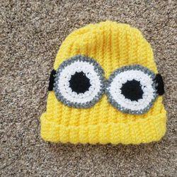 Minion Crochet Hat