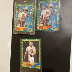 Jerry Rice /Steve Young Rc Cards   Great Condition!!!