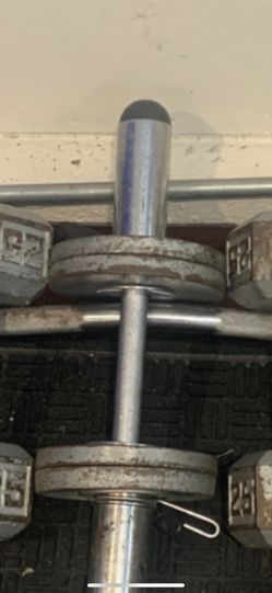 Olympic plate dumbbells