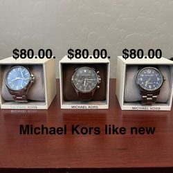 Michael Kors $80.00 Each Like New 