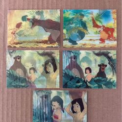 RARE 1997”Jungle Book” Lenticular Cards (5). Build your Set SINGLES!!😎
