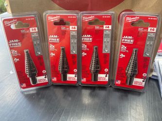 MILWAUKEE STEP DRILL BIT #4  $24 EachBit  (( Read. Below ))
