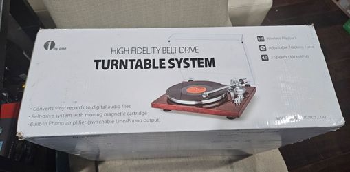 1byOne High Fidelty Turntable System