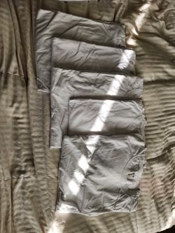 5 Kirkland white t shirts XL