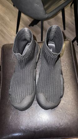 Zara Ribbed Sock-Style High-Top Sneakers (Women’s Size 12)