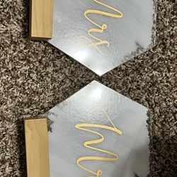 Wedding Mr And Mrs Signs 