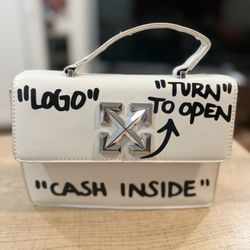 OFF - WHITE  Bag “ Cash Inside “  ( Read Description)