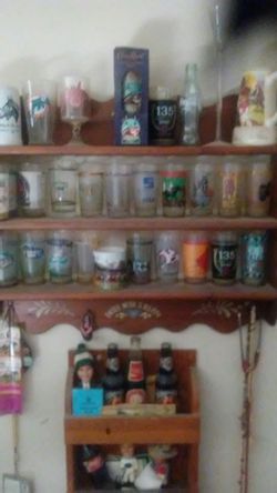 Derby plus more glass, bottle & bobblehead collection