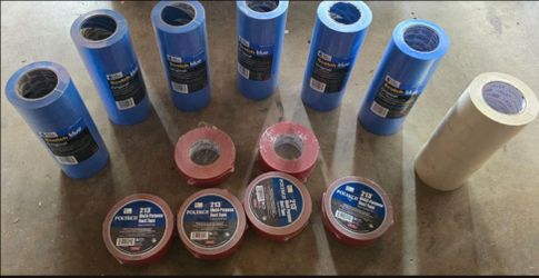 Blue Tape And duct tape