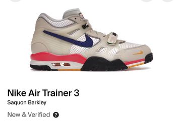 Nike air trainer 3 size 8