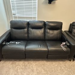 Reclining Sofa And Single Recliner 