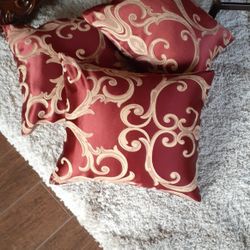 3 New  elegant decorative pillows.