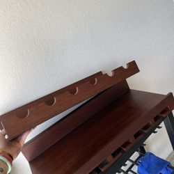 Pottery Barn Floating Wine Glass Storage And Shelf