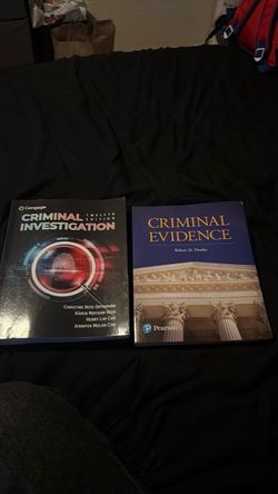 Criminal Investigation & Criminal Evidence Textbooks