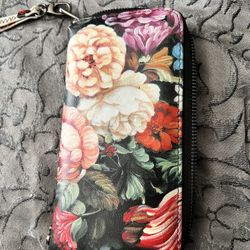 Floral Wallet 8” X 5”