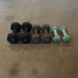 5s, 10s, And 15s Dumbbells Set