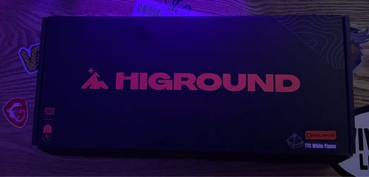 NEVER USED*just bought*HIGHGROUND - Keyboard 65% atomic purple