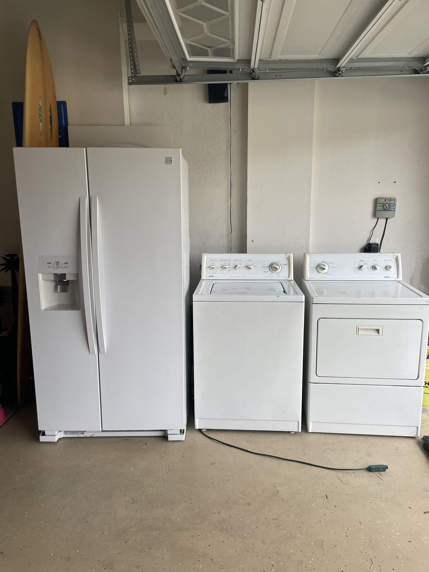 Kenmore Washer/dryer Refrigerator 