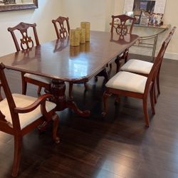 Dining Table With Six Chairs 