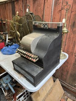 Antique Candy Shop National Cash Register With Keys Fully Functional 