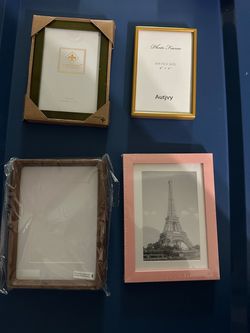 (6) assorted picture frames