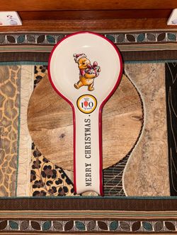 Rae Dunn Winnie Merry Christmas Spoonrest