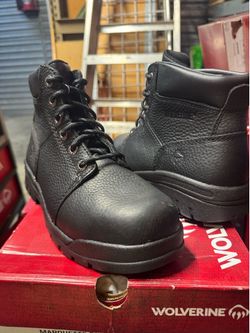 Steel toe #7 new wolverine boots $88