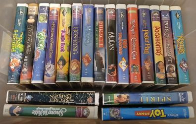 Disney or family VHS tapes
