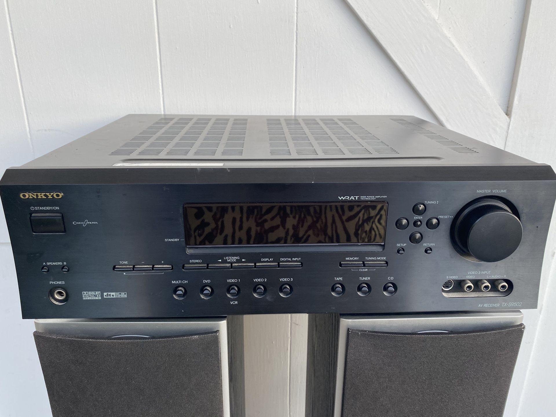 Onkyo AV Receiver Amplifier Tuner Stereo Theatre Surround TXSR502 for