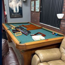 Professional Pool Table Concrete Top/ Mesa Billar Professiona With All The Accessories Tapa Concreto 