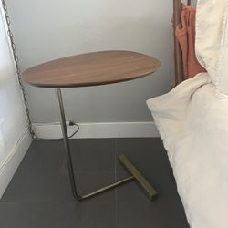 West Elm U Bar End Table / Laptop Table