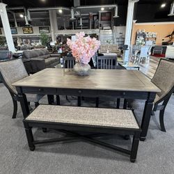 6 Pc Dining Table 