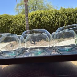 Round Clear Glass Bowls 