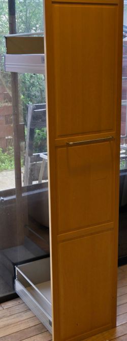 Free Ikia cabinet with slide out shelves