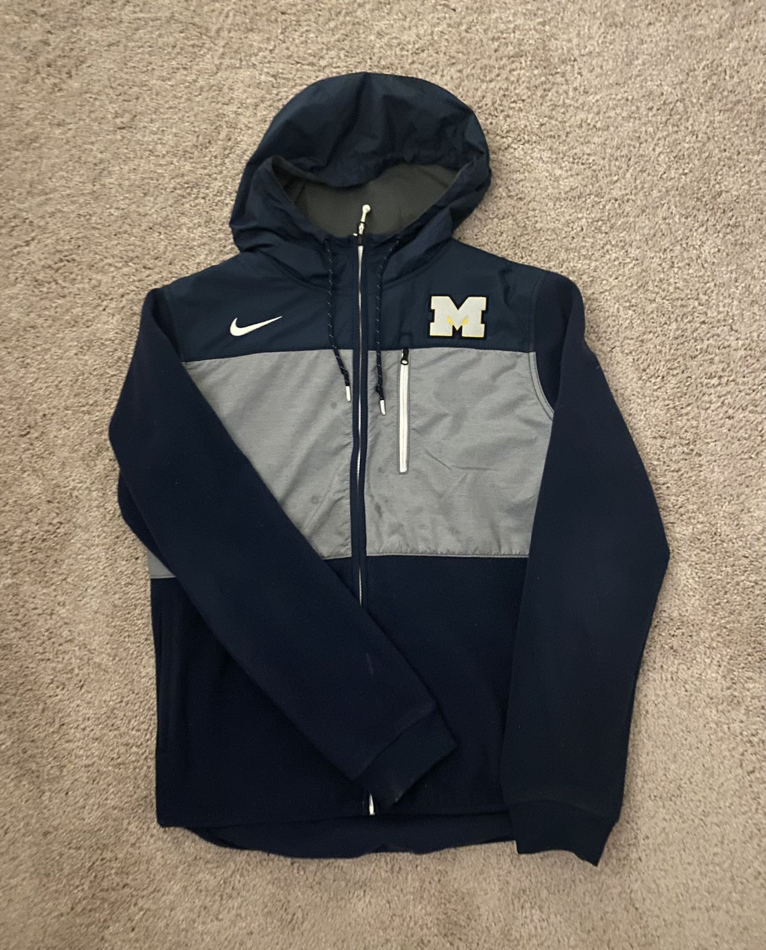 Michigan Nike Zip up