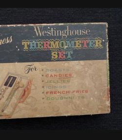 Vintage cooking thermometer set