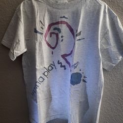 Vintage Reebok Shirt Gray L Made In USA 