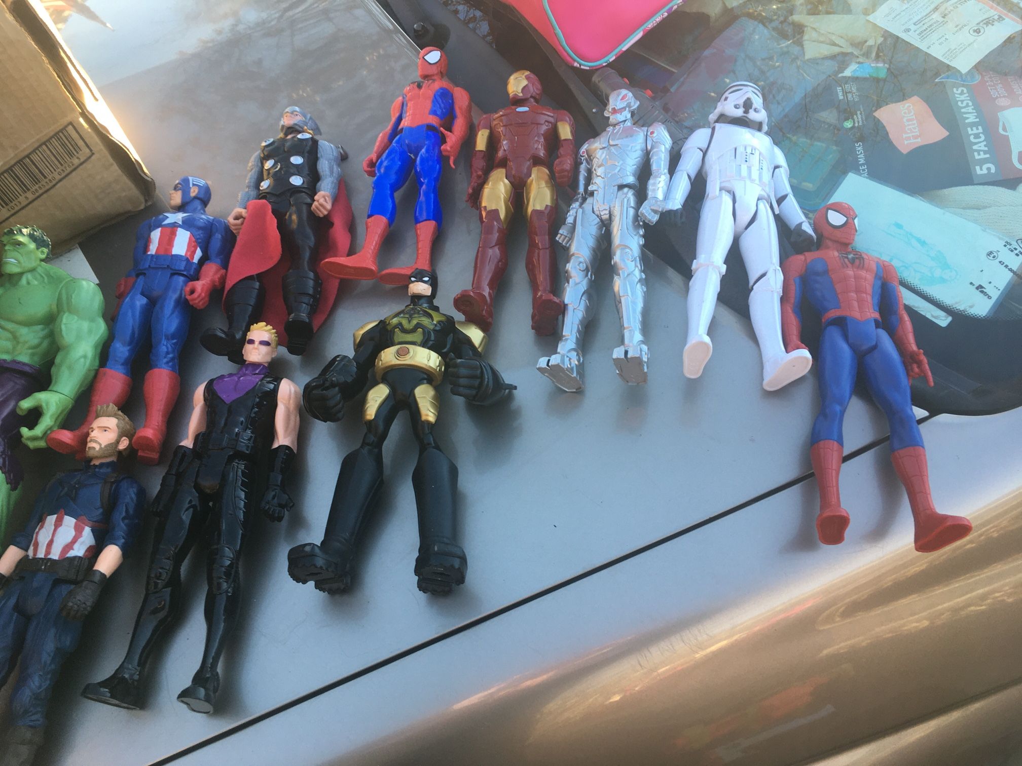 Large collectors action figures $10 each