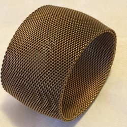 Vintage Women’s mesh cuff bracelet. 