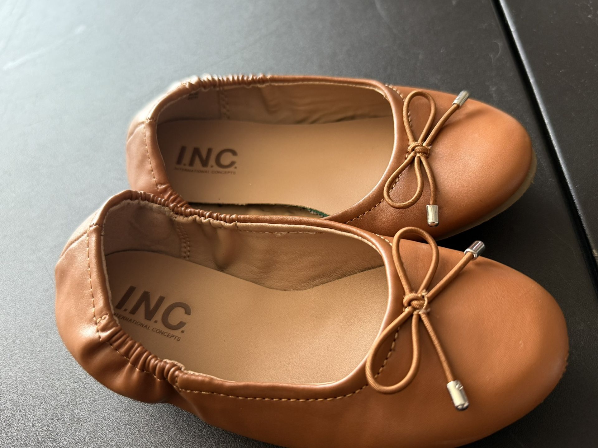INC International Concepts Kids' Brown Ballet Flats