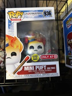 Funko Pop Ghostbusters Mini Puff Glow In The Dark Target Exclusive